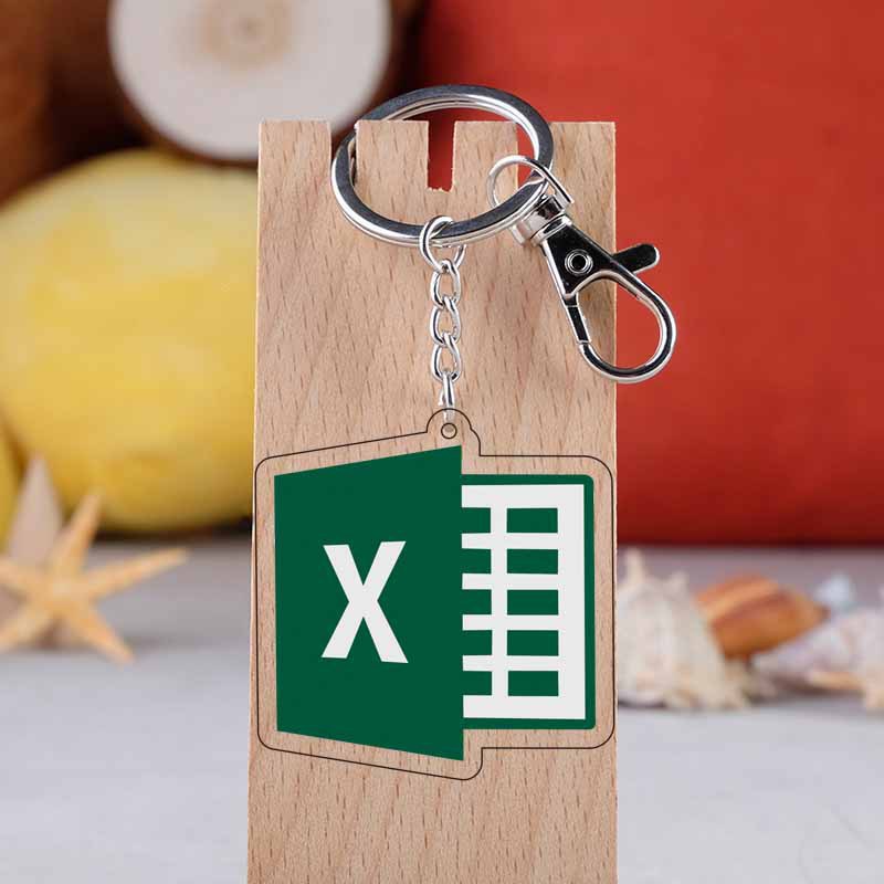 Men'S Accessories Office - Cute Acrylic Software Icon Keychain AI