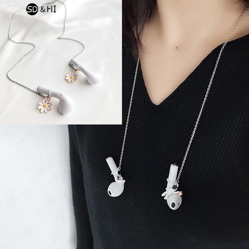 Men Accessories Chain - Fashion Anti-Lost Wireless Earphone Necklace for