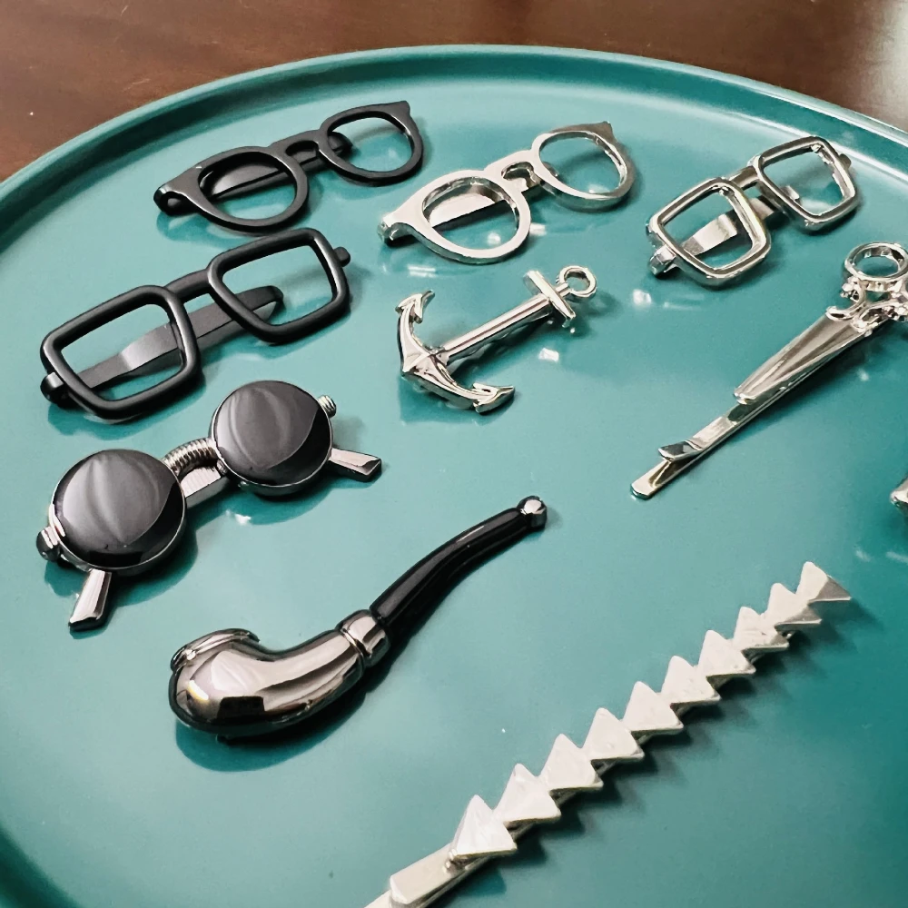 Men'S Minimalist Accessories - Korean Metal Eyeglass Frame Pipe Pocket