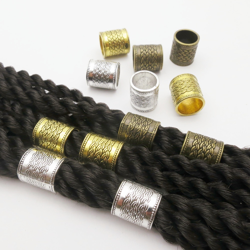 Men'S Viking Accessories - 10Pcs/Pack Big Large Hole Alloy viking