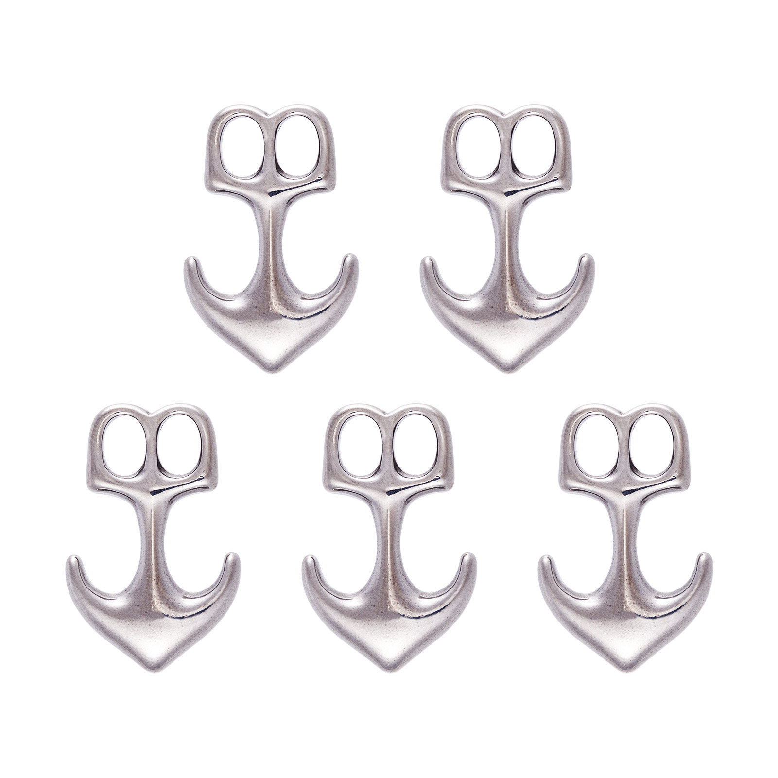 Young Men'S Accessories - 5pcs Anchor Hook Clasps 304 Stainless