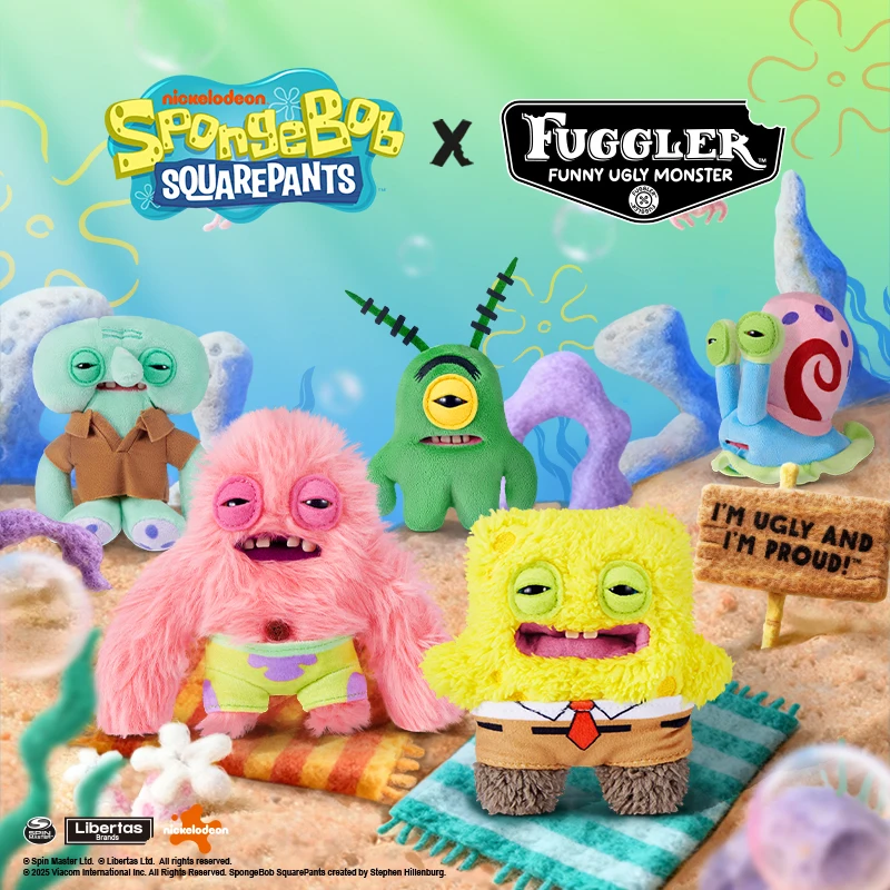 Men Keychain Accessories - Original Fuggler SpongeBob Patrick Keychain Bag