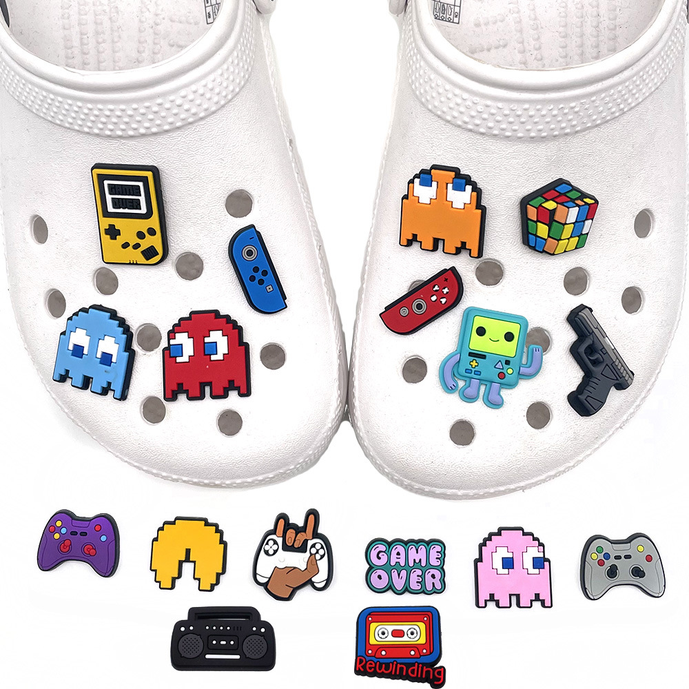 Men'S Accessories Crocs - Pac-Man 17pcs Shoe Charms Set, DIY