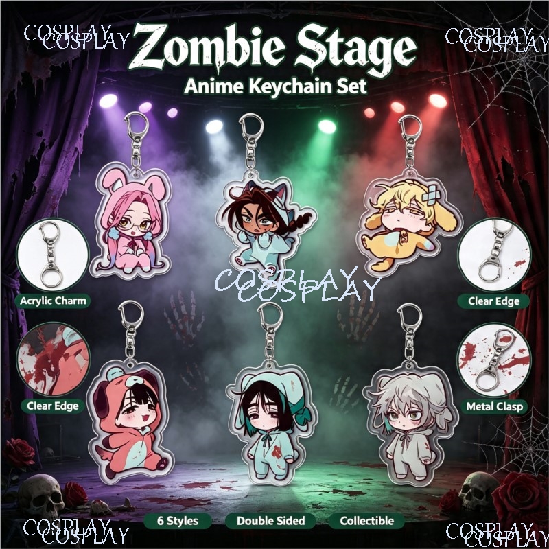 Men Keychain Accessories - Zombie Stage SUA MIZI Fashion Keychain