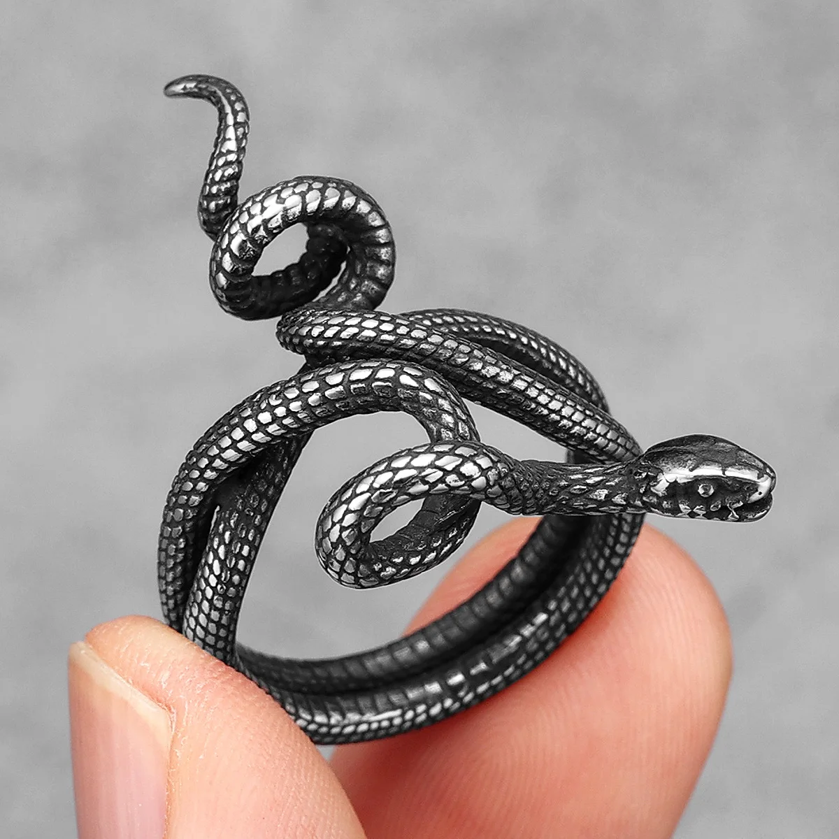 Men'S Accessories Best - Poisonous Snake Ring 316L Stainless Steel