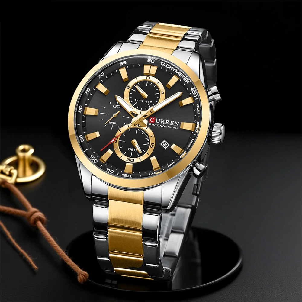 Men Accessories Jewelry - CURREN Casual Quartz Chrono Sport Watches