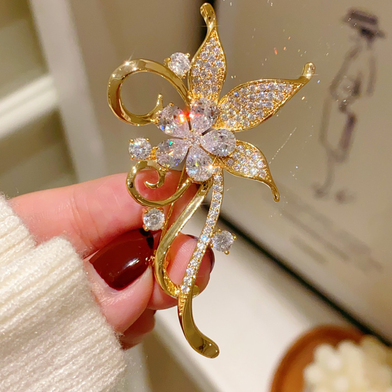 Men'S Accessories Trends 2025 - 1Pc Vibrant Flower Brooch for Women
