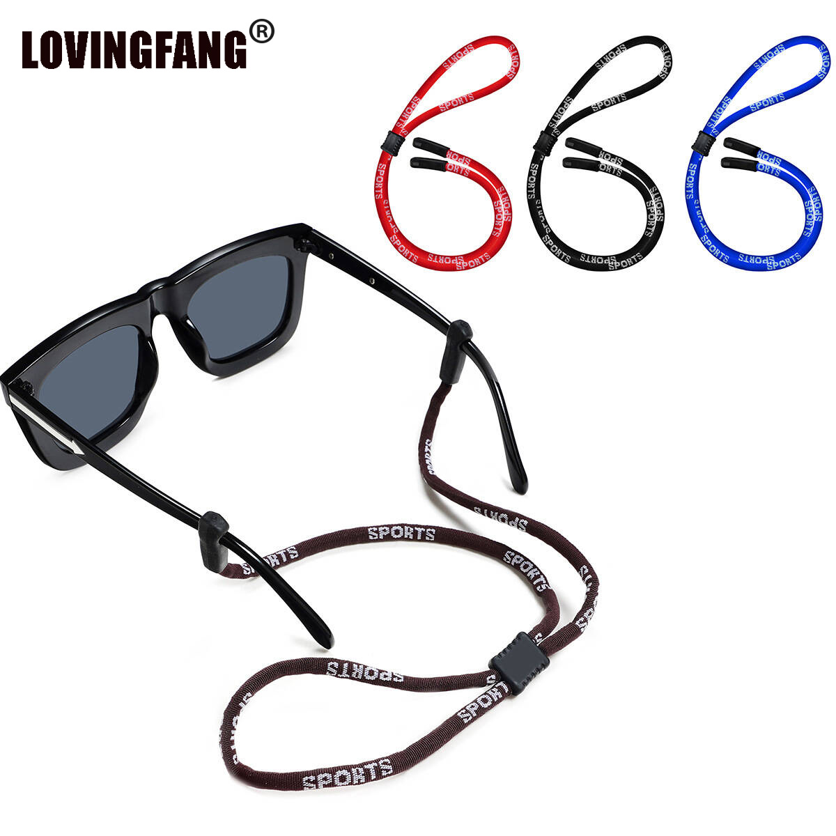 Men Accessories Neck Chain - Non-Slip Sunglasses Rope Outdoors Sports Glasses