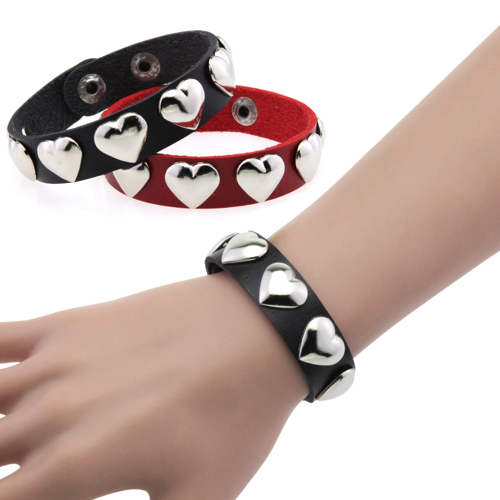 Men'S Accessories Trends 2025 - Heart Punk Cool Bracelet For Women