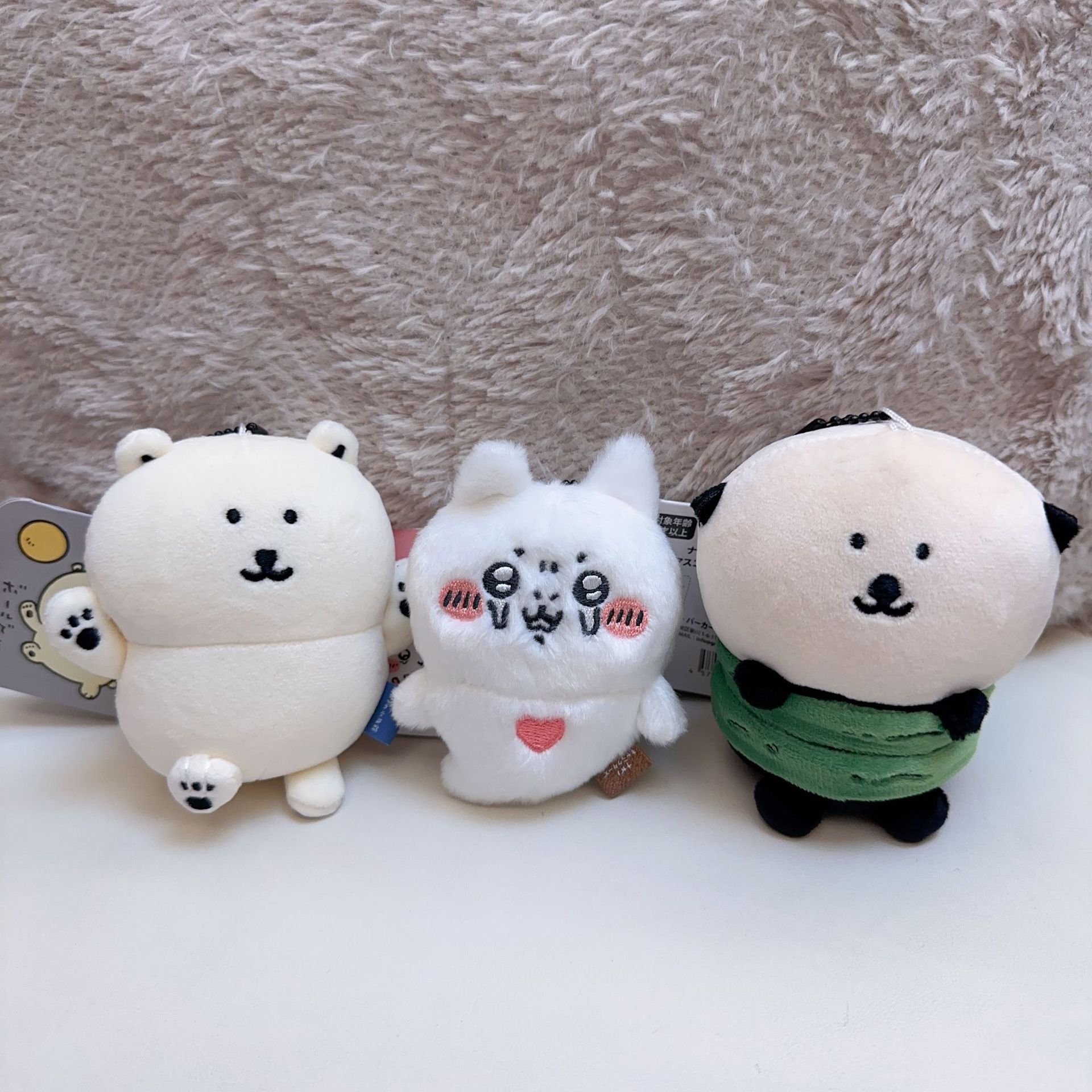 Men Keychain Accessories - jiyi Plush Keychain Cute Sea Otter