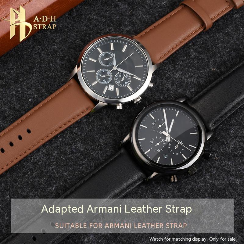 Men'S Accessories Armani - Calfskin Strap Soft For Armani AR60007/60008