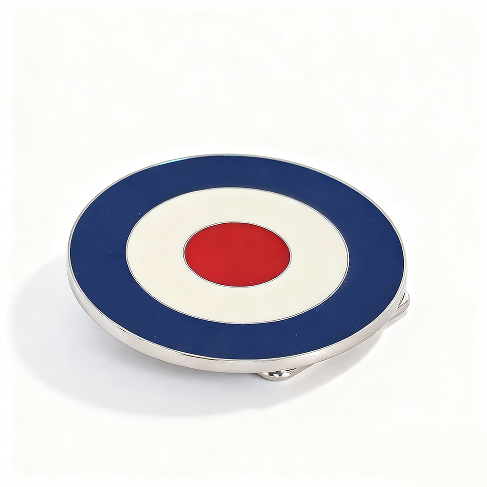 Men'S Accessories Target - Retro Target Round Belt Buckle 7.7cm