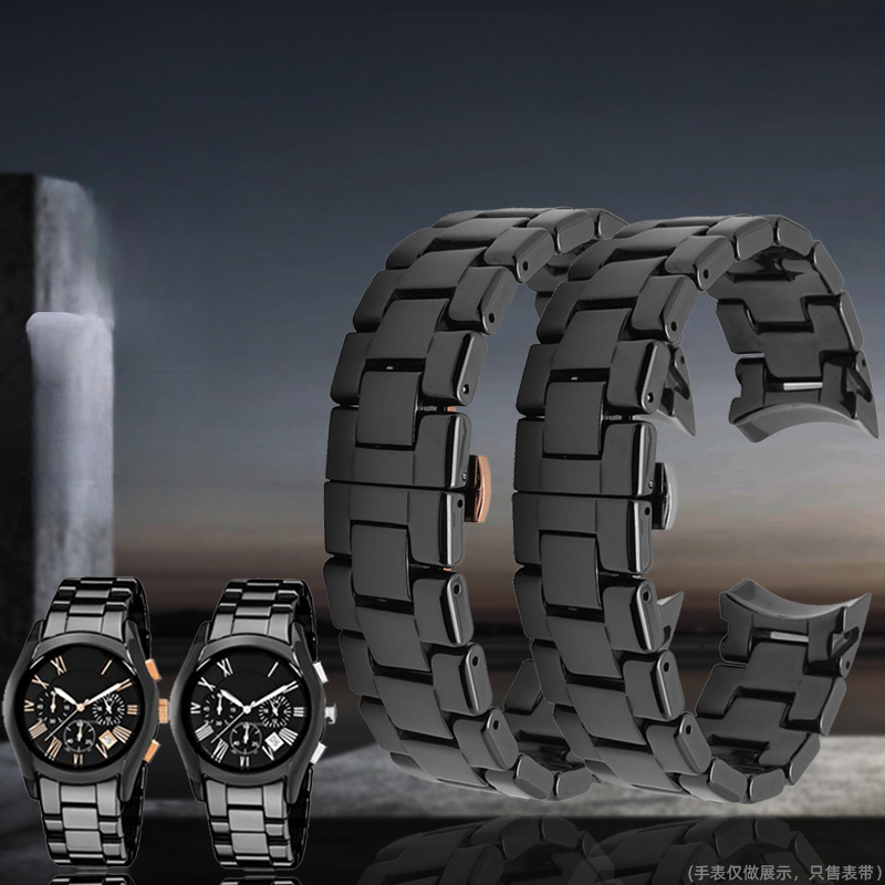 Men'S Accessories Armani - For Armani Ar1410 Ar1400 Watchbands Replace
