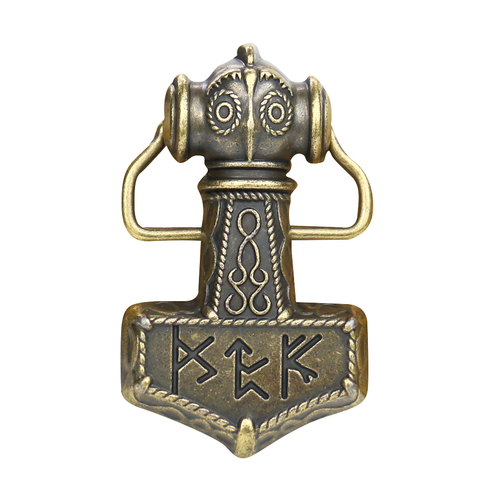 Western Odin Hammer Belt Buckl - Men'S Viking Accessories recension och pris