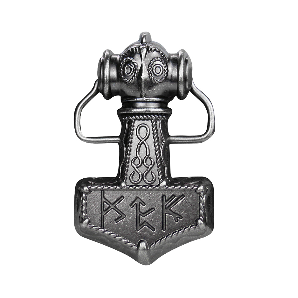 Western Odin Hammer Belt Buckl - Men'S Viking Accessories recension och pris