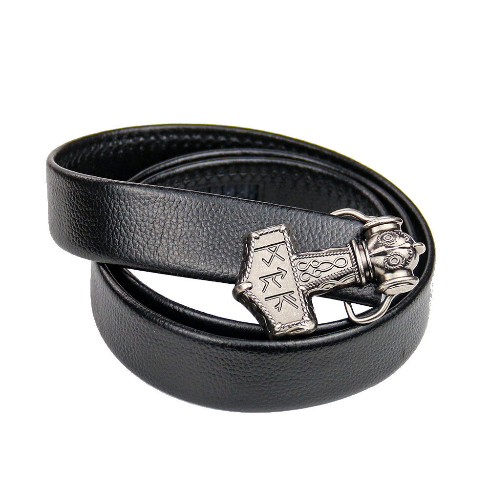 Western Odin Hammer Belt Buckl - Men'S Viking Accessories recension och pris