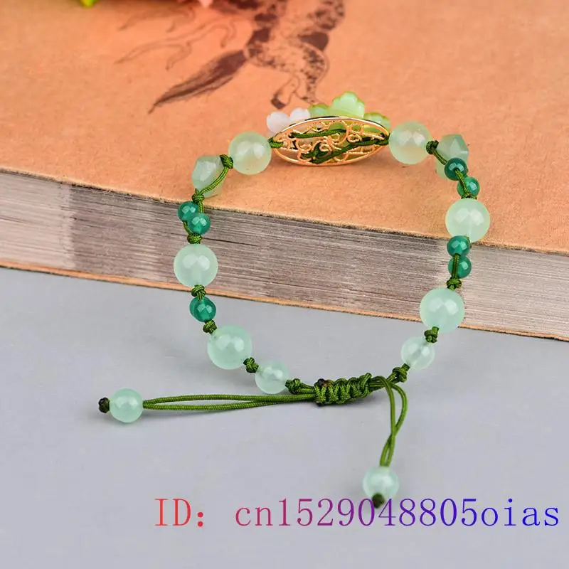Green Jade Flower Bracelet Amu - Bracelet Beaded Men recension och pris