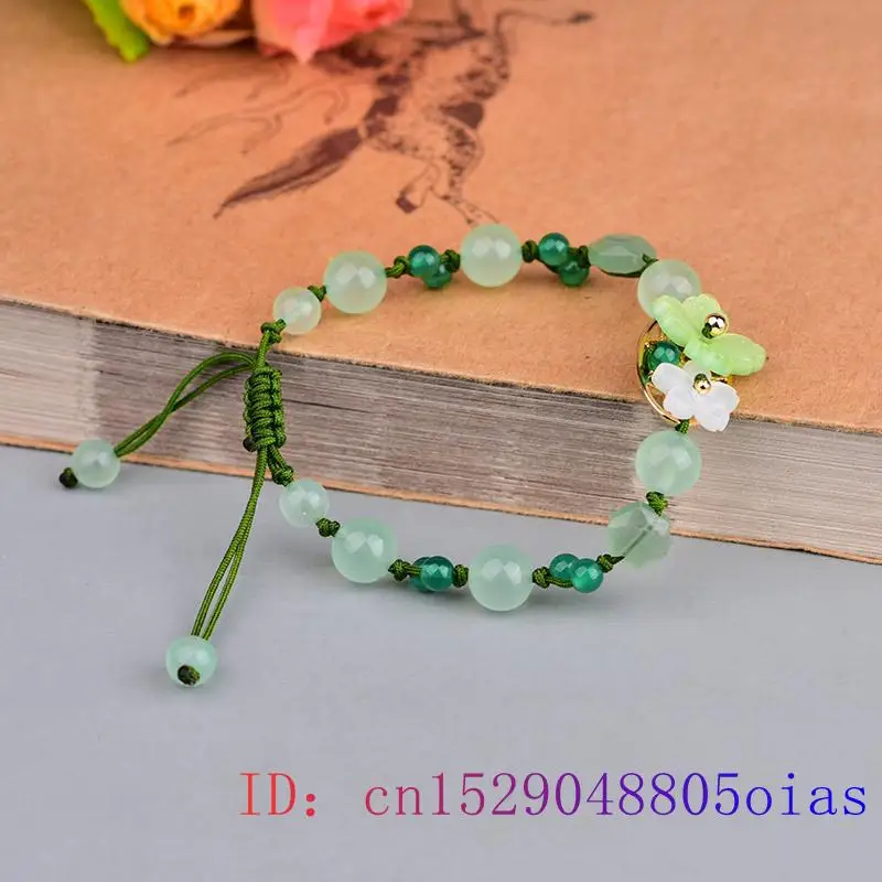 Green Jade Flower Bracelet Amu - Bracelet Beaded Men recension och pris