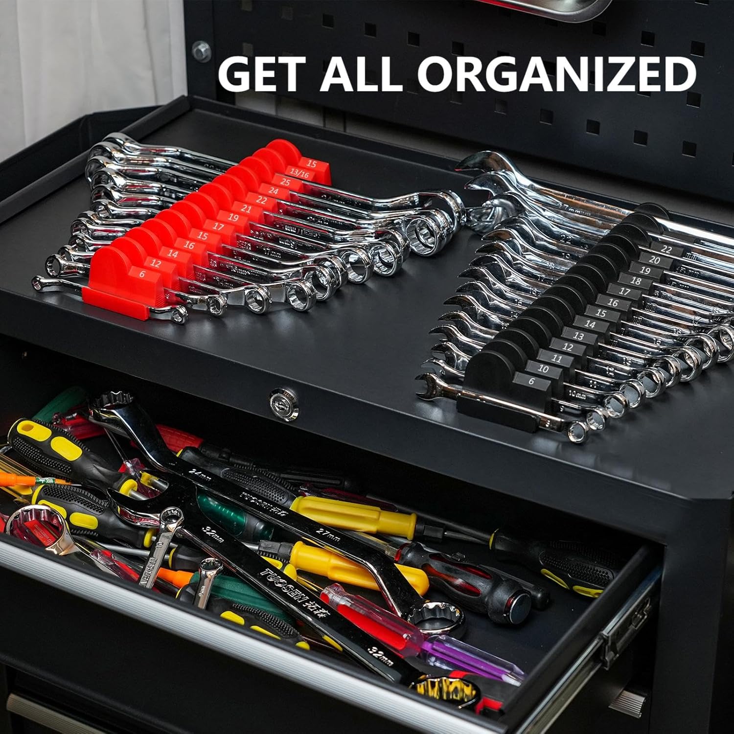 48Pcs Modular Wrench Organizer - Men Accessories Drawer recension och pris