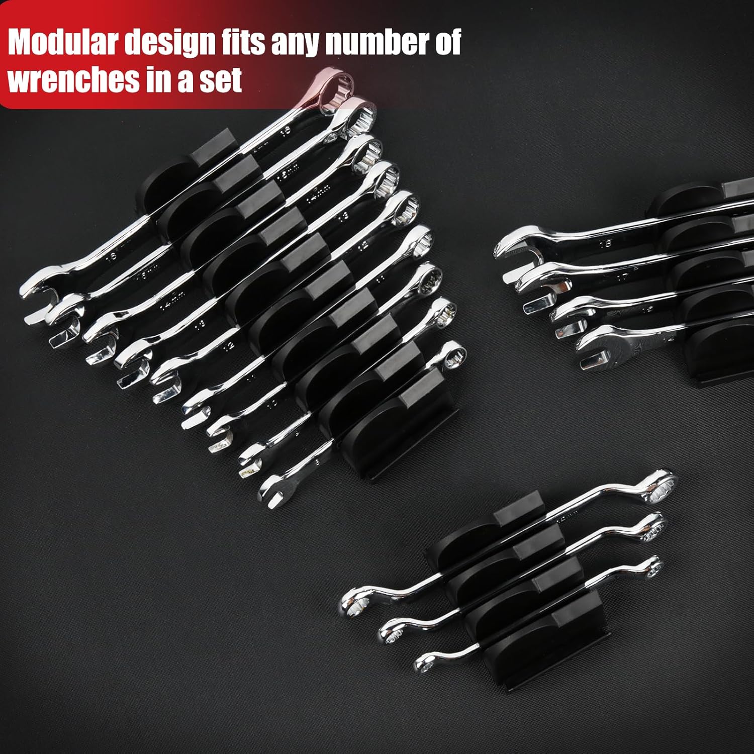 48Pcs Modular Wrench Organizer - Men Accessories Drawer recension och pris