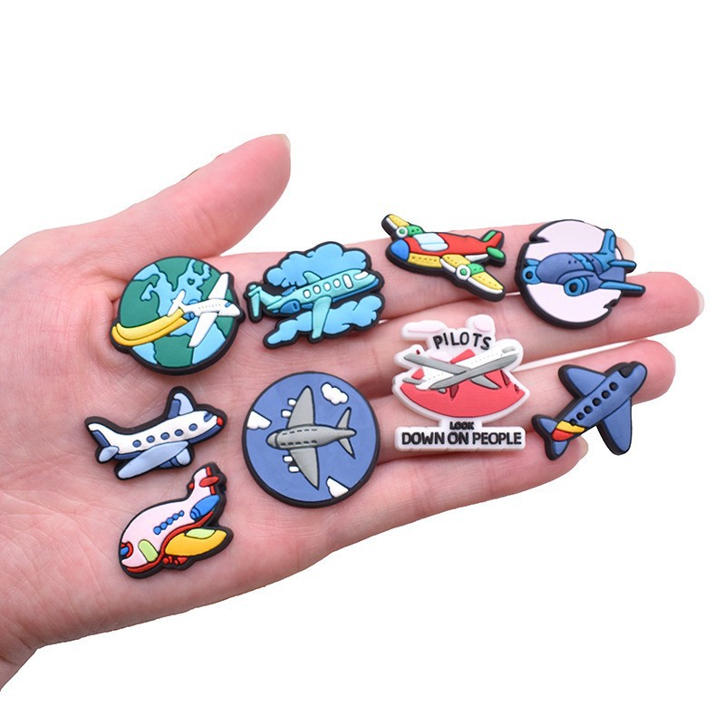 Plane Shoe Charms for Crocs Ac - Men'S Accessories Crocs recension och pris