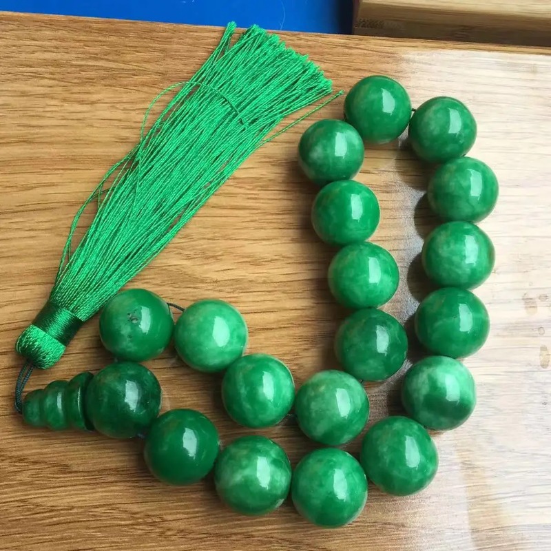 Natural  Green Jade Bracelets  - Bracelet Beaded Men recension och pris