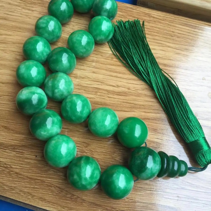 Natural  Green Jade Bracelets  - Bracelet Beaded Men recension och pris