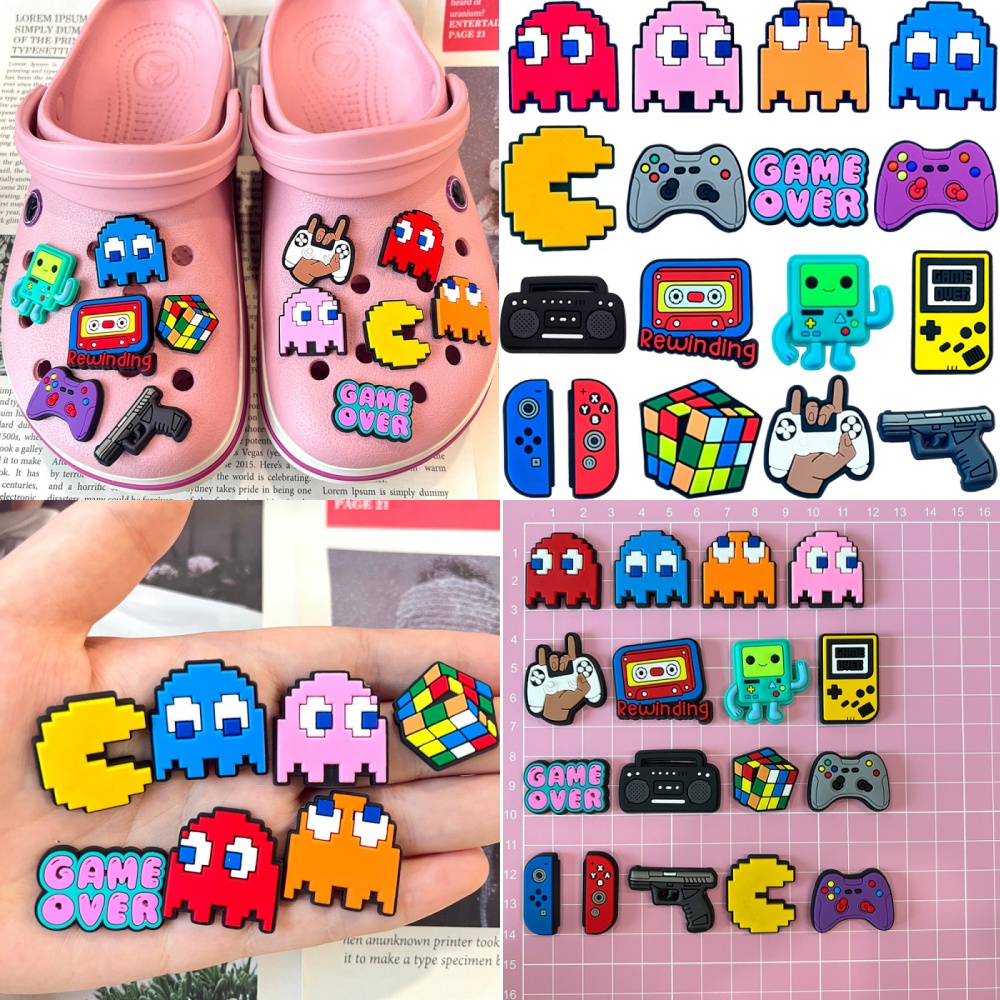 17PCS Pac-Man shoe charms for  - Men'S Accessories Crocs recension och pris