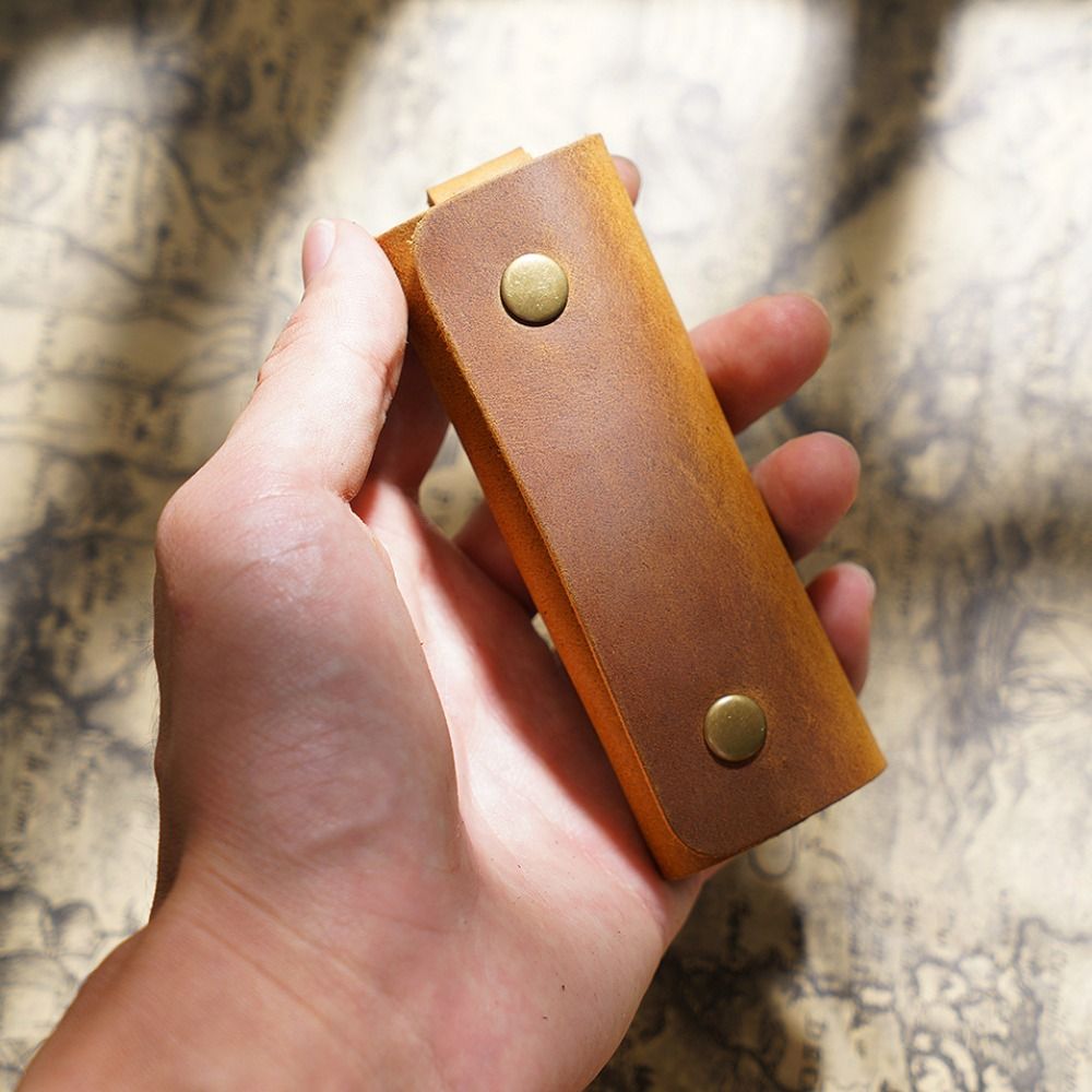 Genuine Leather Mini Key Bag M - Men'S Minimalist Accessories recension och pris