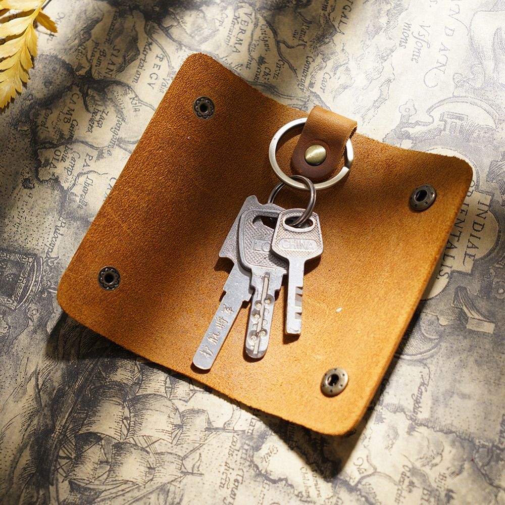 Genuine Leather Mini Key Bag M - Men'S Minimalist Accessories recension och pris