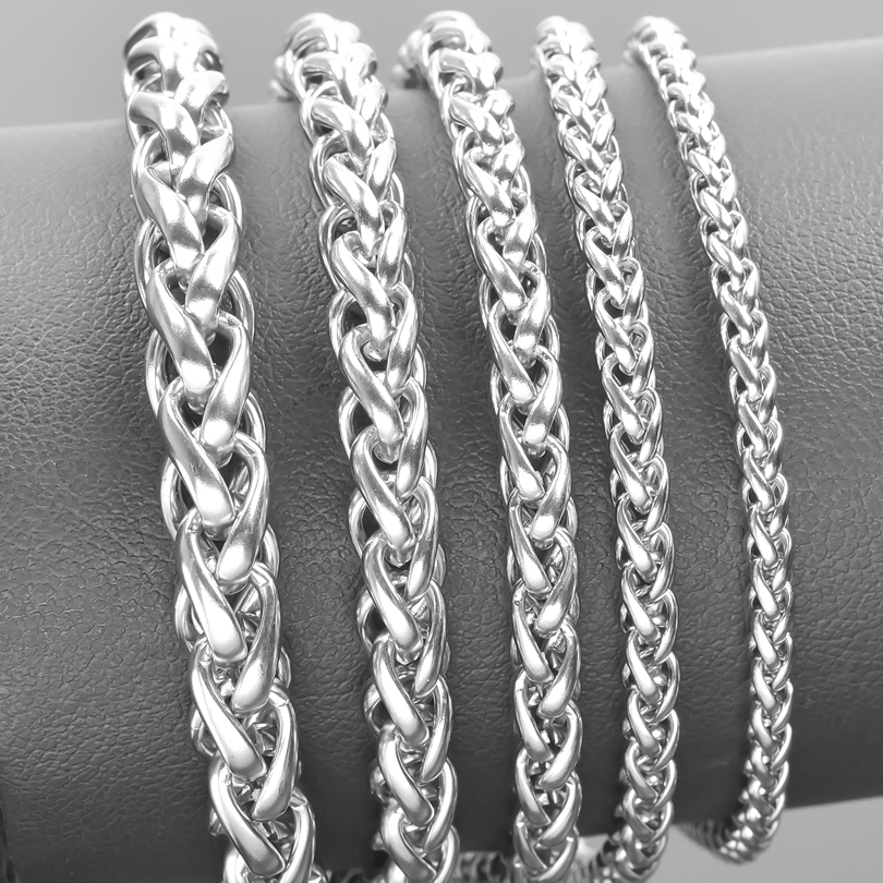 Width 3/4/5/6/7mm Stainless St - Men Accessories Neck Chain recension och pris