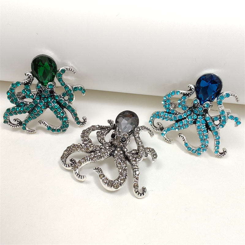 1Pc Retro Octopus Brooch for M - Men'S Accessories Trends 2025 recension och pris