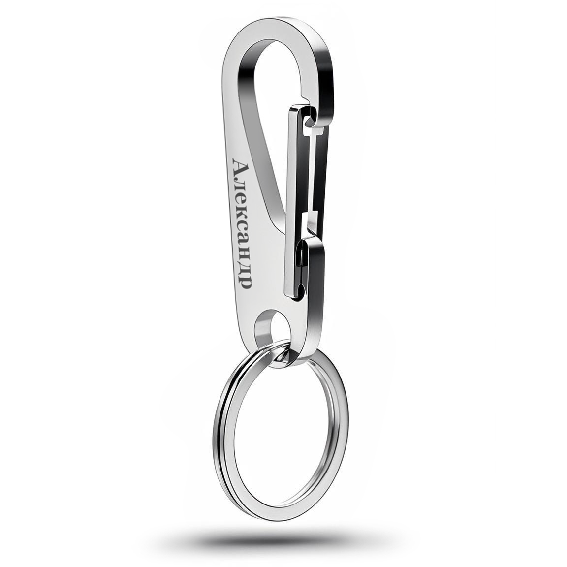304 Stainless Steel Keyring Pe - Men Accessories In Silver recension och pris