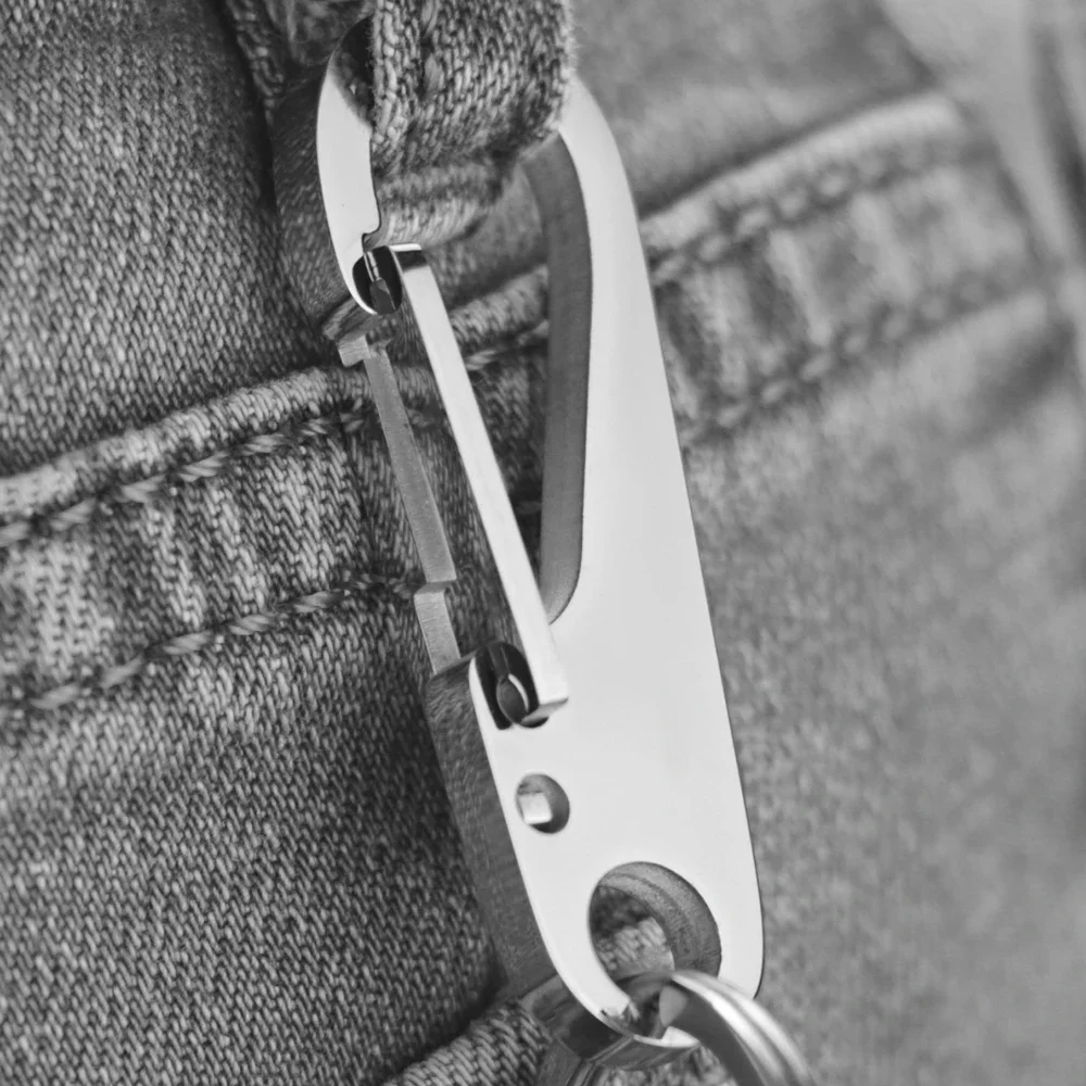 304 Stainless Steel Keyring Pe - Men Accessories In Silver recension och pris