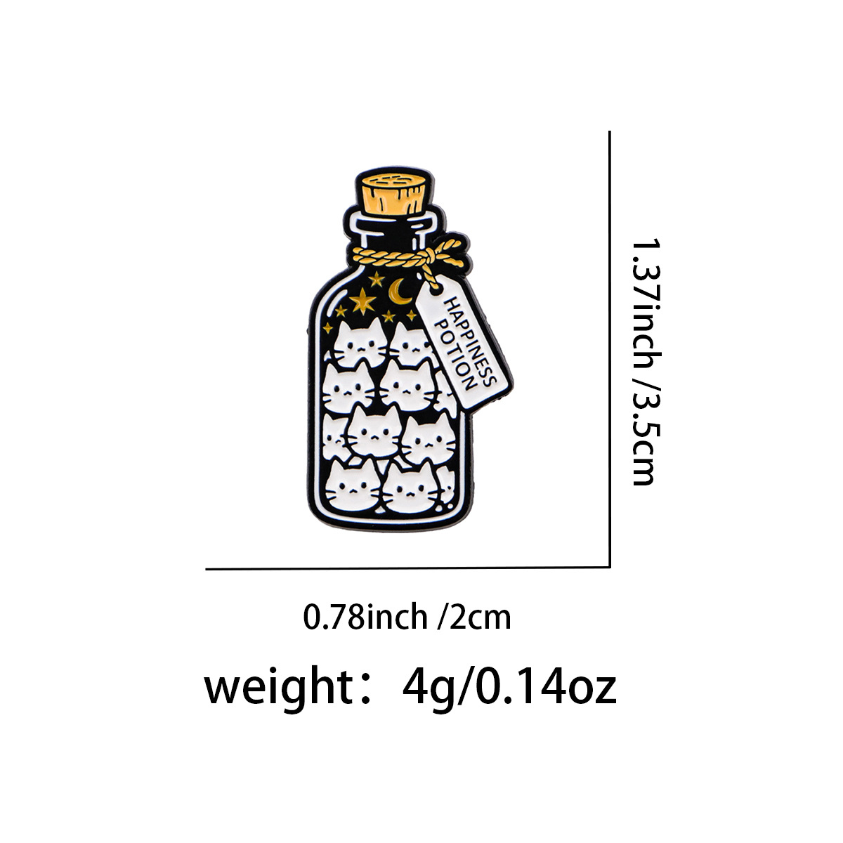 Funny Enamel Pin Cute Animal B - Men'S Accessories Clothing recension och pris