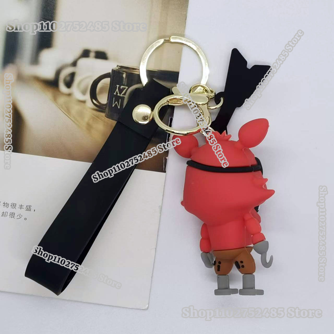 5pcs Cartoon Anime FNAF Figure - Young Men'S Accessories recension och pris