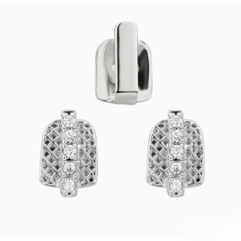 Gold Silver Plated  Iced Out T - Men Accessories In Silver recension och pris
