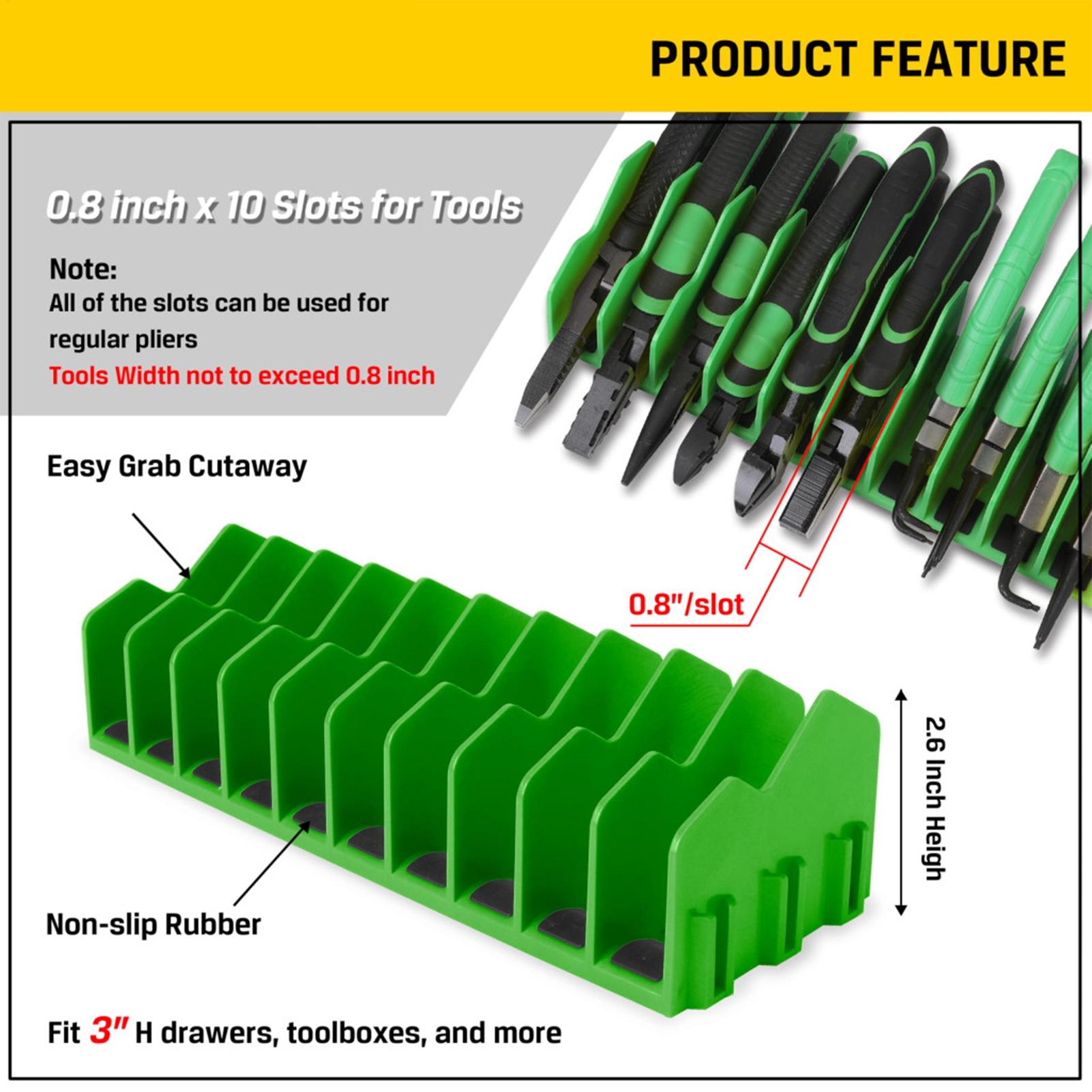 Plier Organizer Rack 10-Slot T - Men Accessories Drawer recension och pris