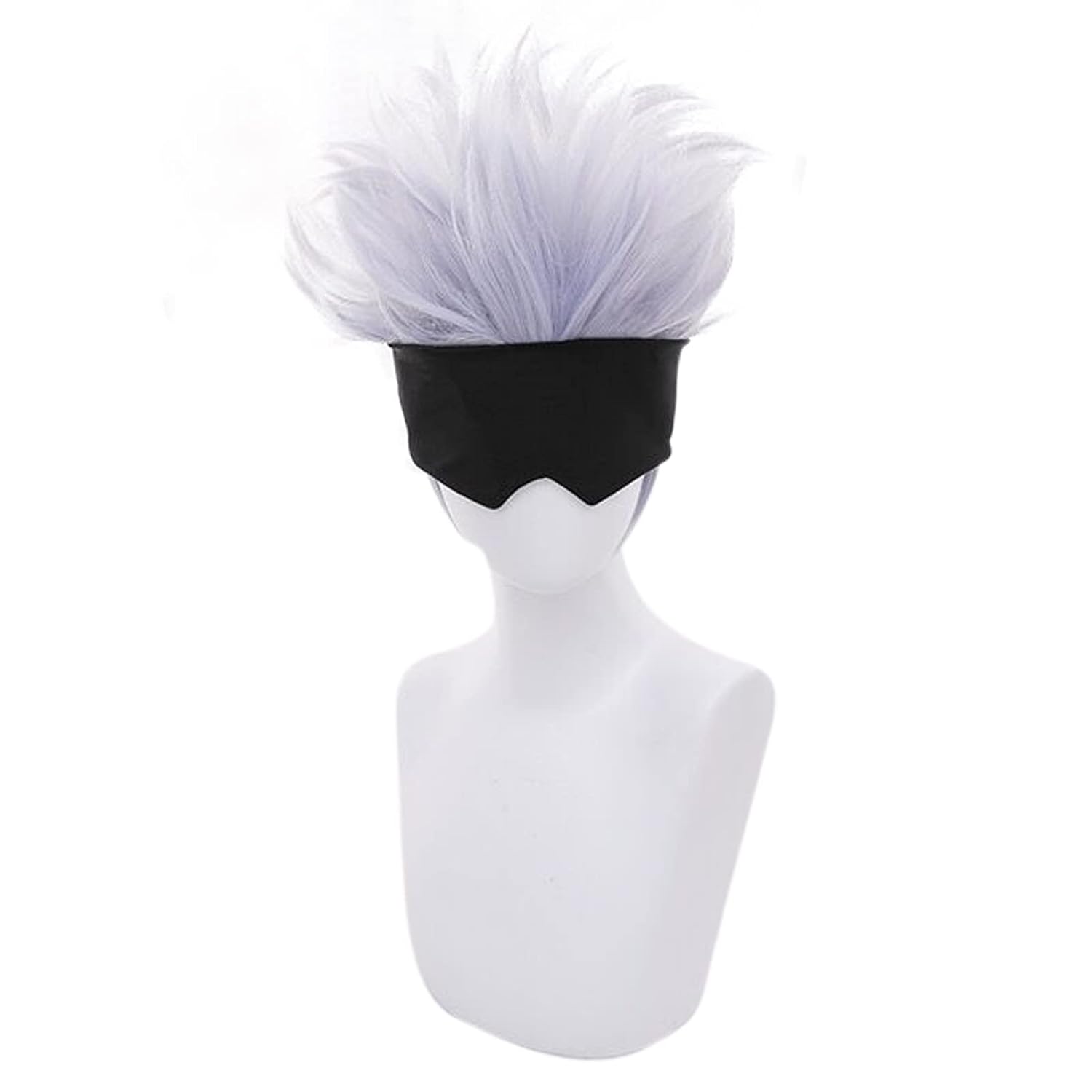 Black Blindfold + Short Wavy C - Men Accessories In Silver recension och pris