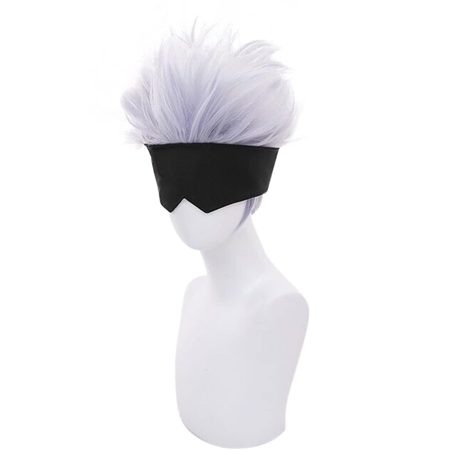 Black Blindfold + Short Wavy C - Men Accessories In Silver recension och pris
