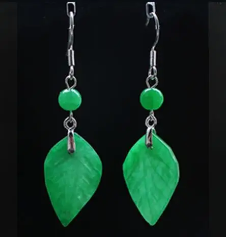 Customized Natural Green Jade  - Men Accessories In Silver recension och pris