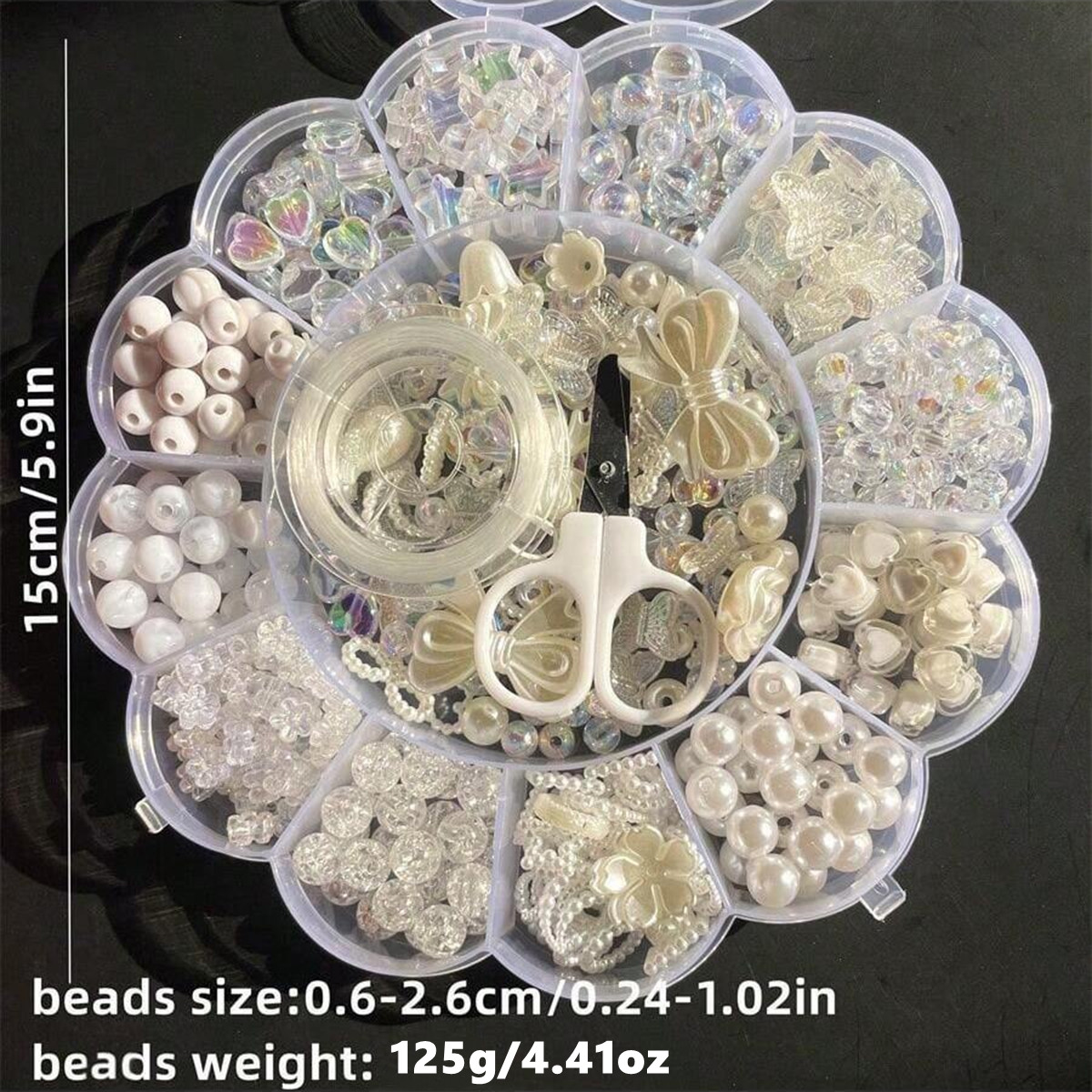 2Set/1Set 13 Grids Acrylic Flo - Bracelet Beaded Men recension och pris