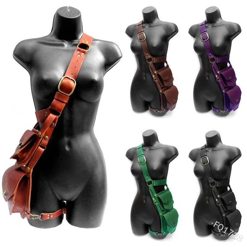 Medieval Pouch Bag Belt Leathe - Men'S Viking Accessories recension och pris