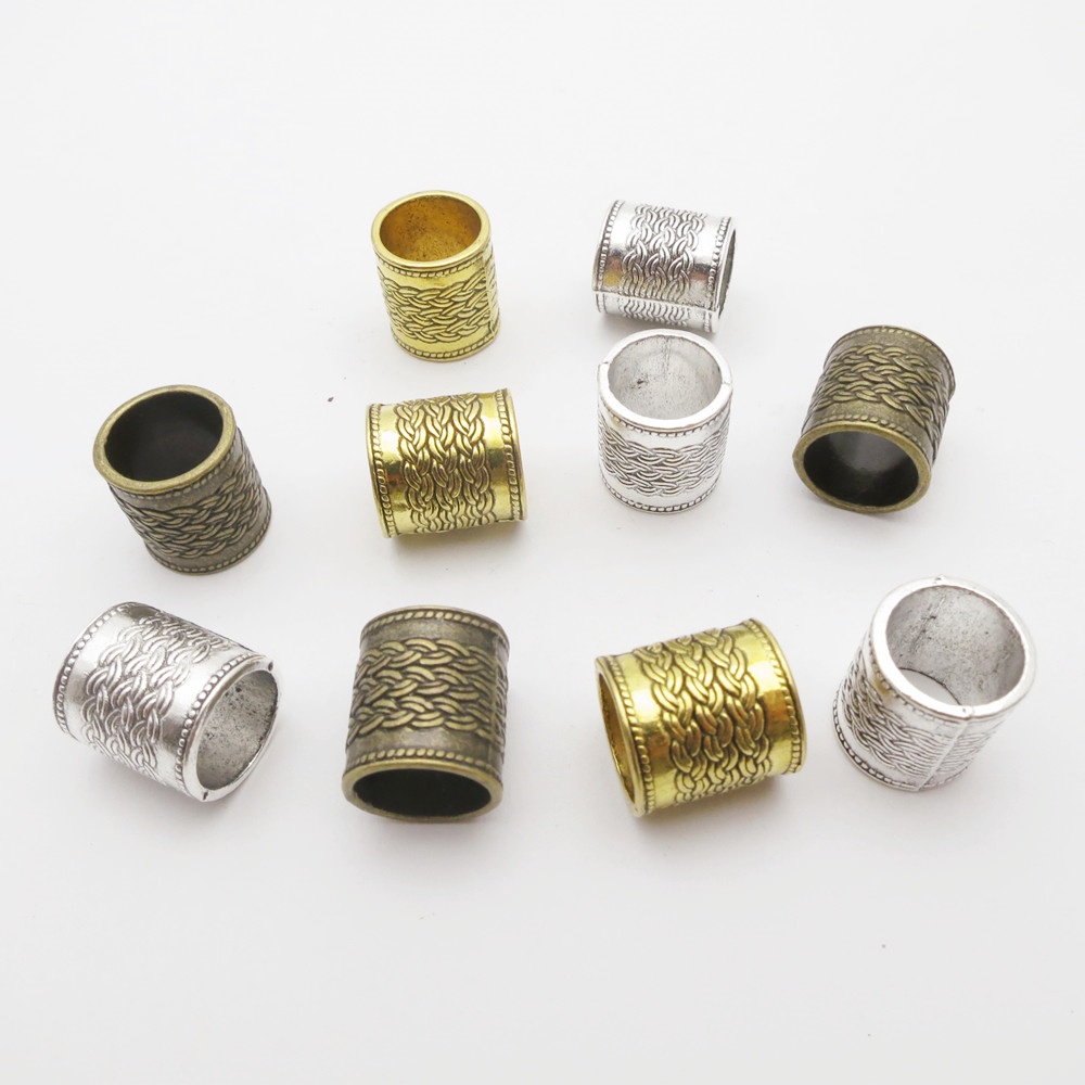10Pcs/Pack Big Large Hole Allo - Men'S Viking Accessories recension och pris