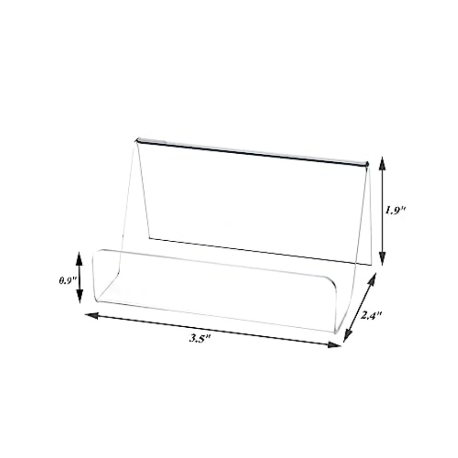 Acrylic Business Card Holder f - Men'S Accessories Office recension och pris
