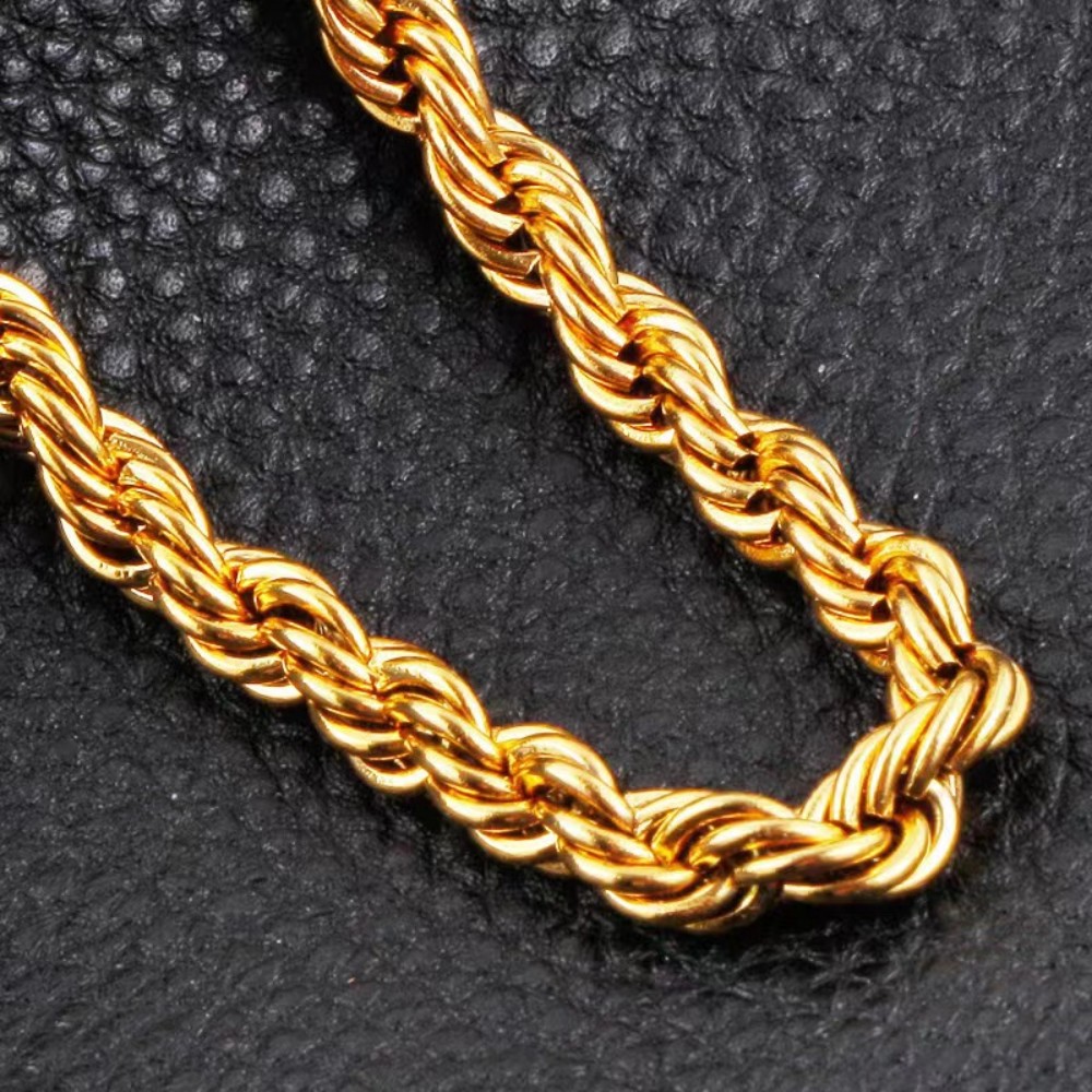 45-60cm Beautiful 18K Gold 4mm - Men'S Accessories Office recension och pris