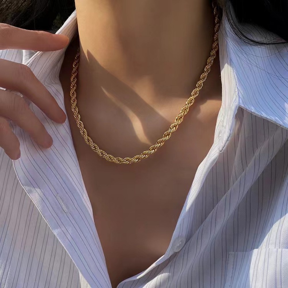 45-60cm Beautiful 18K Gold 4mm - Men'S Accessories Office recension och pris
