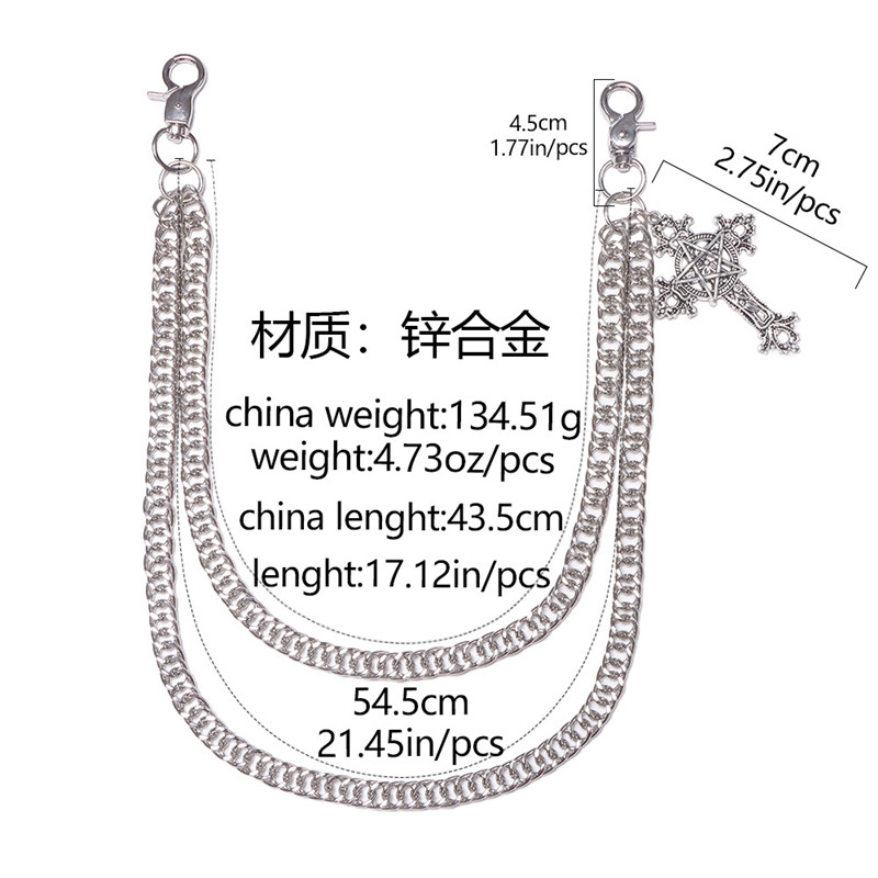 Fashion Punk Metal Pants Chain - Men Accessories Chain recension och pris