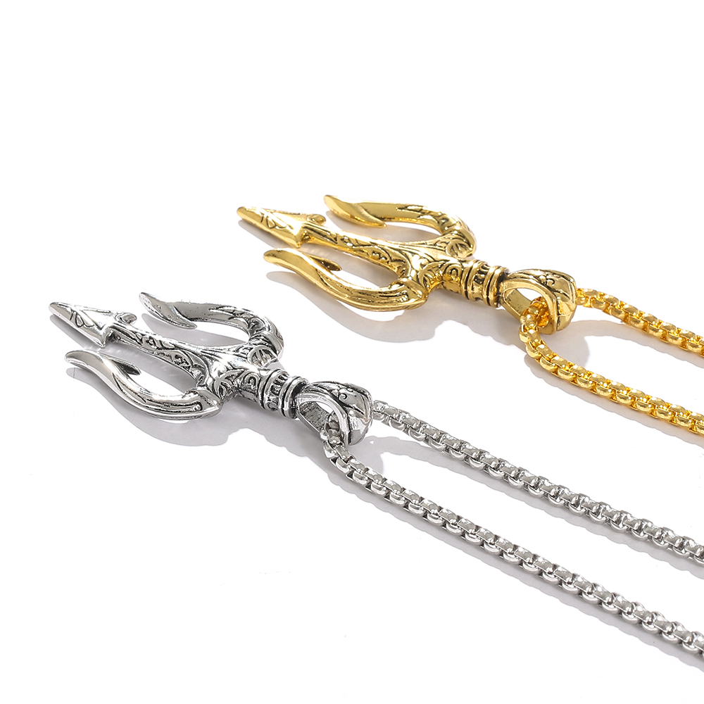 Punk Vintage Neptune Trident P - Men Accessories Neck Chain recension och pris