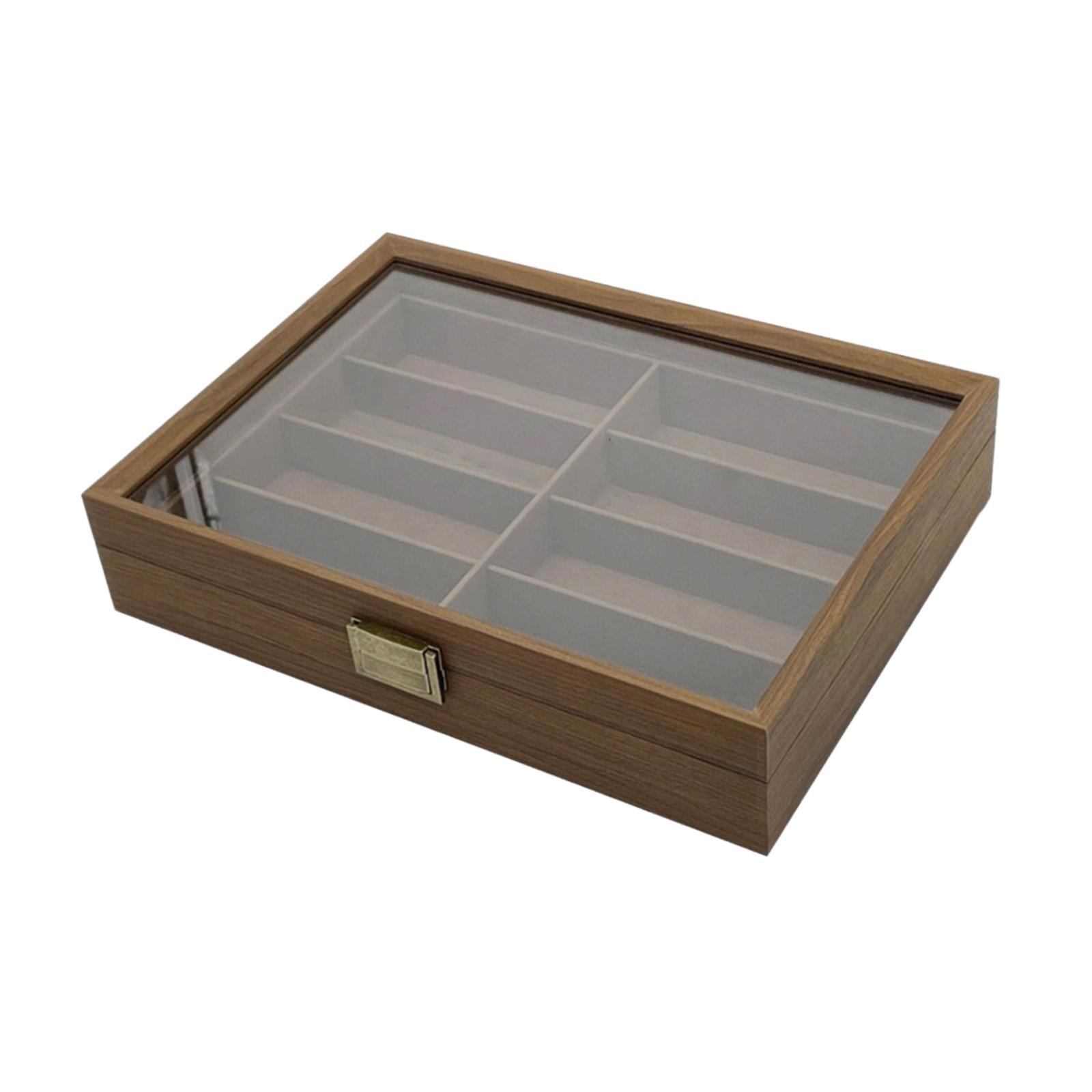 Wooden Sunglasses Organizer Bo - Men Accessories Drawer recension och pris